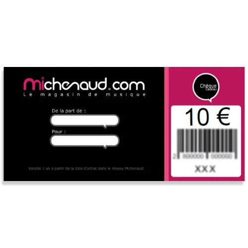 CHEQUE CADEAU DE 10 EUROS