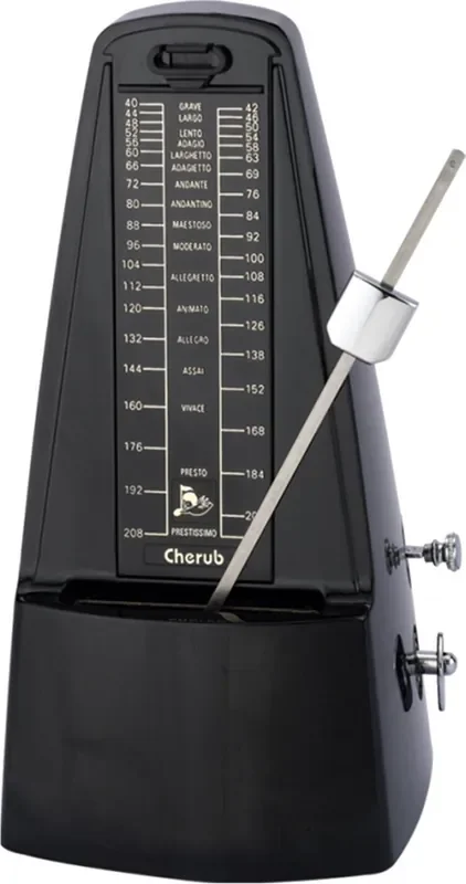 Cherub WSM-305 Métronome mécanique Black