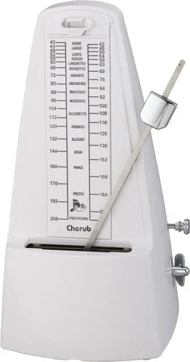 Cherub WSM-305 Métronome mécanique White