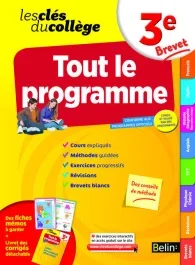 Clés du collège – Tout le programme 3e. Brevet