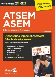Concours ATSEM et ASEM – Catégorie C – Préparation complète et rapide à toutes les épreuves. Agent (