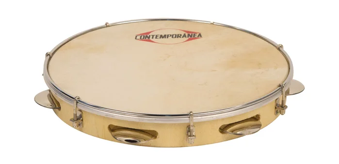 CONTEMPORANEA C-PB12-01 – Pandeiro Série Pro 12″ – Peau Animale