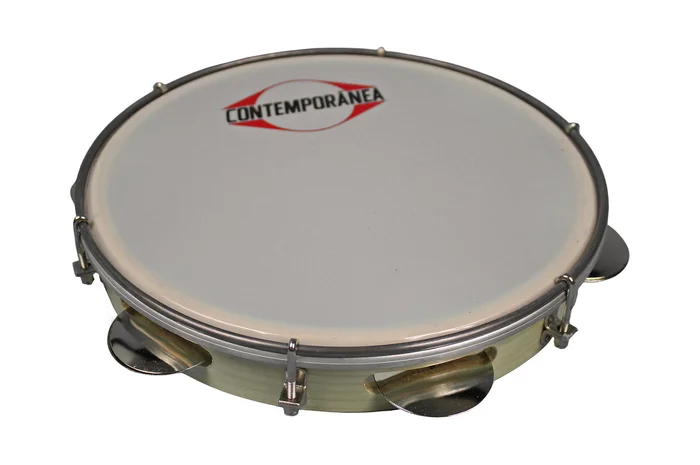 CONTEMPORANEA Pandeiro Série Light 10″ Peau Plastique