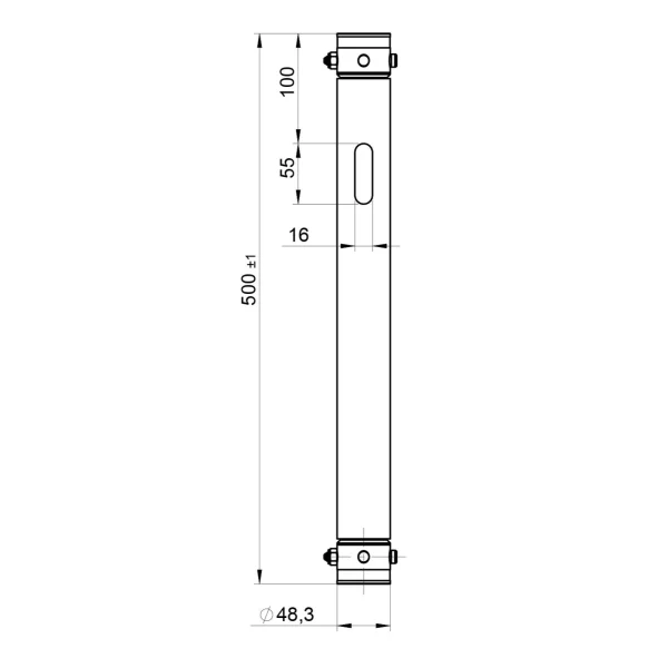 ConteStage BT-TRUSS TUBE BLK 1000 – Image 2