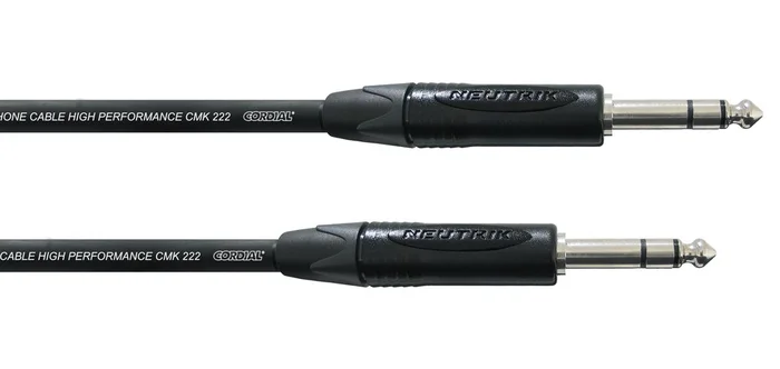 Cordial Câble Audio Stéréo Jack 5 M