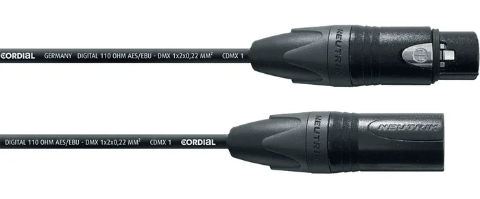 Cordial Câble DMX 5 Points 15 M