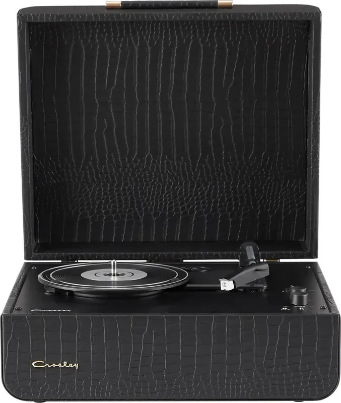 Crosley Mercury Black Croc Tourne-disque portable