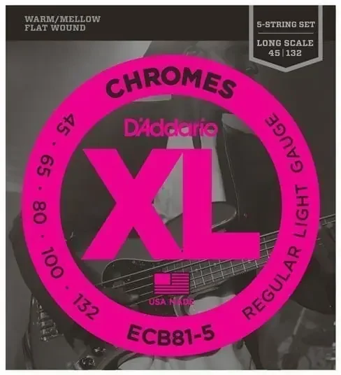 D‘Addario ECB81-5 Cordes de basses