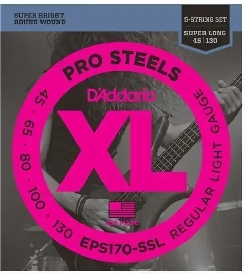 D‘Addario EPS170-5SL Jeux de 5 cordes basses