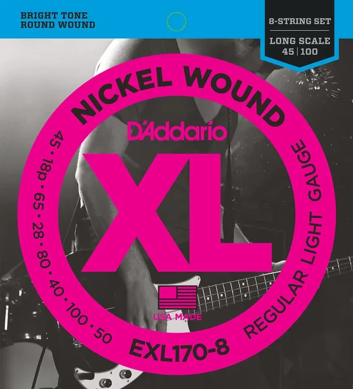 D‘Addario EXL 170 8 Cordes de basses