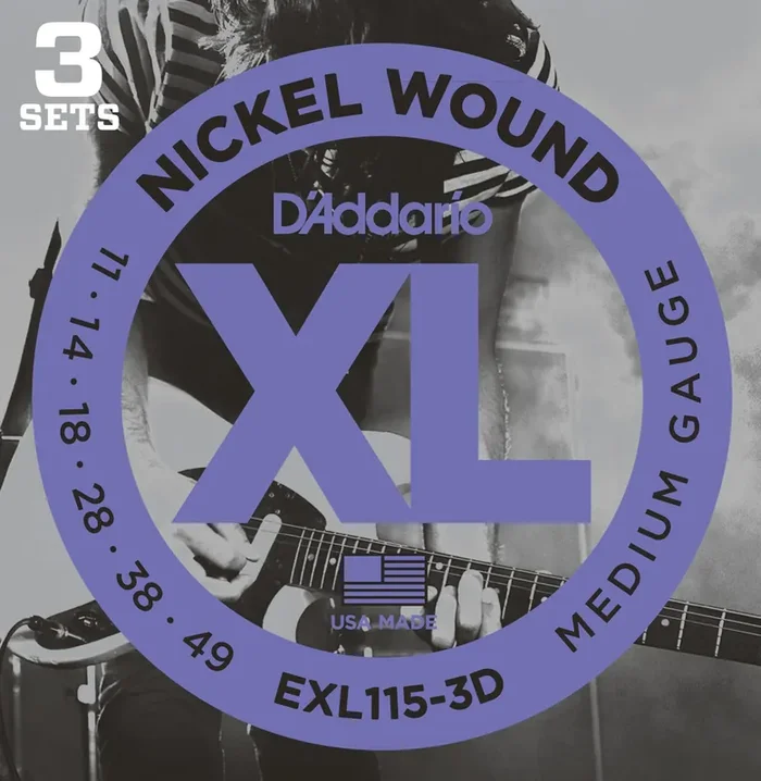 D‘Addario EXL115-3D Cordes pour guitares électriques