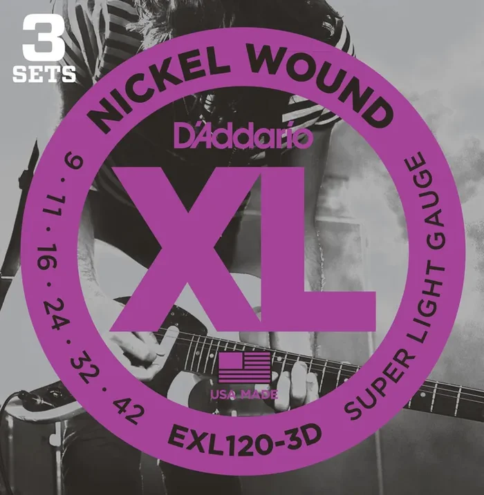 D‘Addario EXL120-3D Cordes pour guitares électriques