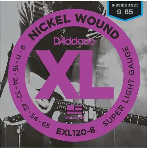 D‘Addario EXL120-8 Cordes pour guitares électriques