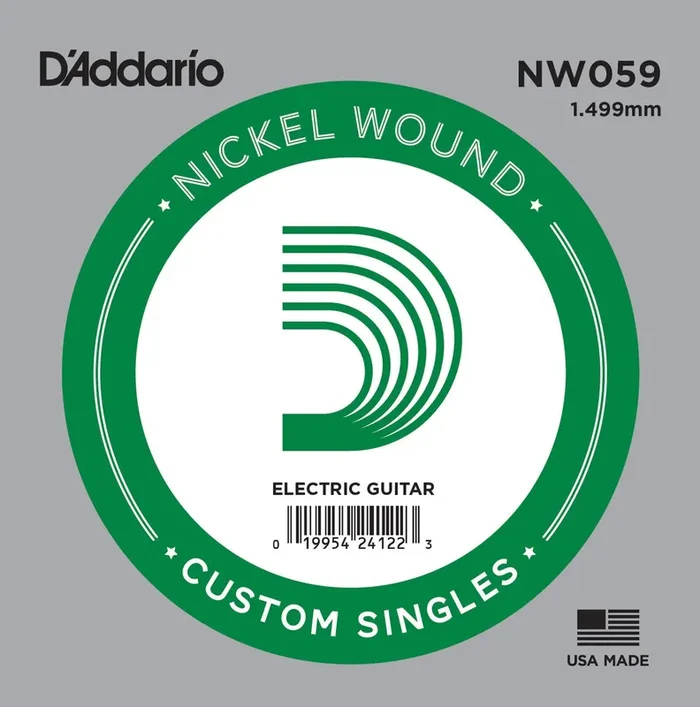 D‘Addario NW 059 Corde de guitare électrique à l‘unité