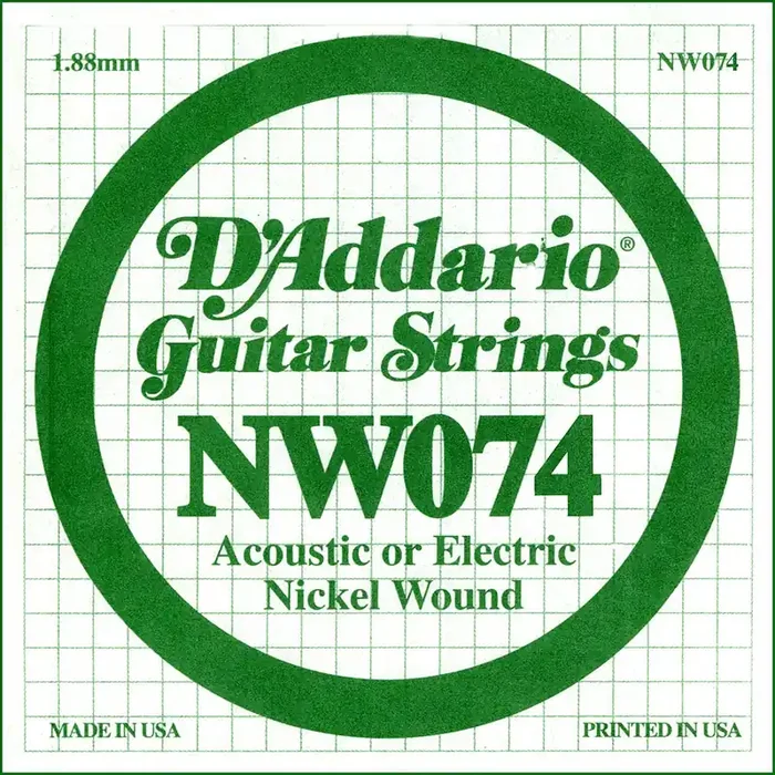 D‘Addario NW 074 Corde de guitare électrique à l‘unité