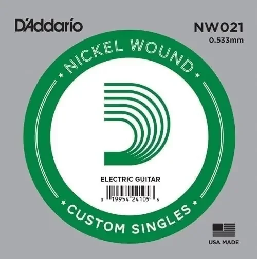 D‘Addario NW021 Corde de guitare électrique à l‘unité
