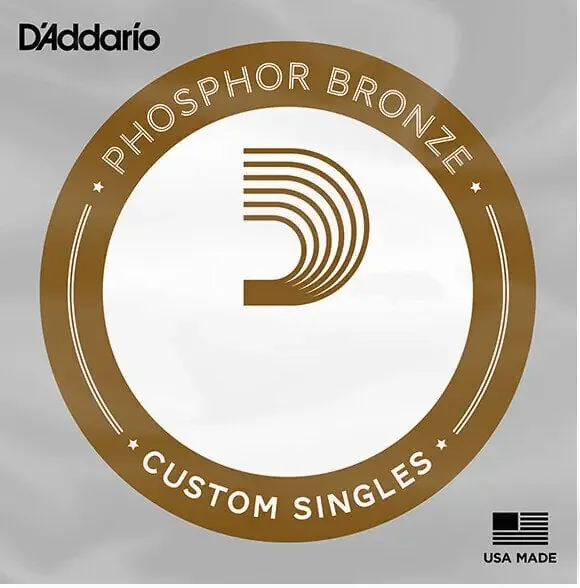 D‘Addario PB024 Phosphor Bronze Corde de guitare acoustique à l‘unité