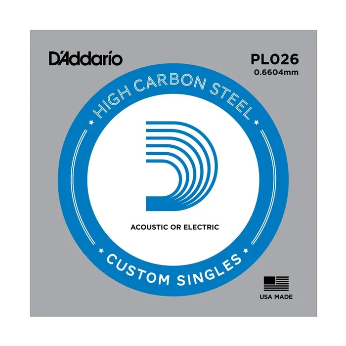 D‘Addario PL 026 Corde de guitare électrique à l‘unité