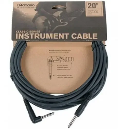 D‘Addario Planet Waves PW-CGTRA-20 6 m Droit – Angle Câble d‘instrument