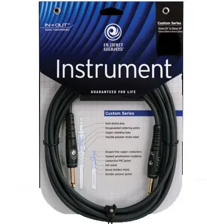 D‘Addario Planet Waves PW-G-10 3 m Droit – Droit Câble d‘instrument