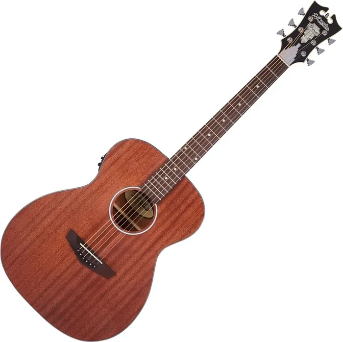 D‘Angelico Premier Tammany LS Natural Mahogany Satin Guitare acoustique-électrique