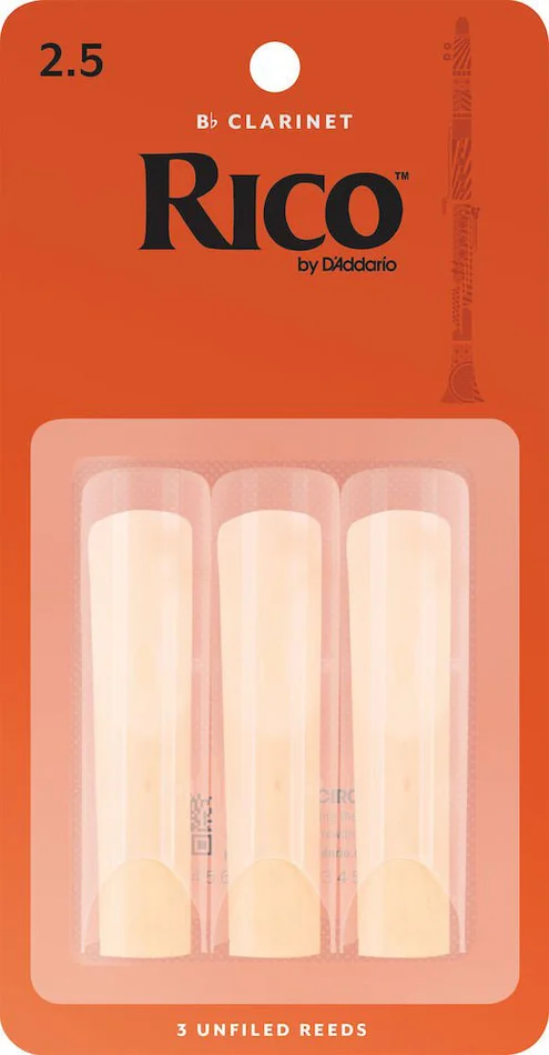 D’ADDARIO – RICO Anches Clarinette Sib Orange 2.5