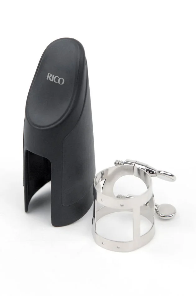 D’ADDARIO – RICO Ligature et Couvre-bec Saxophone Alto Nickel