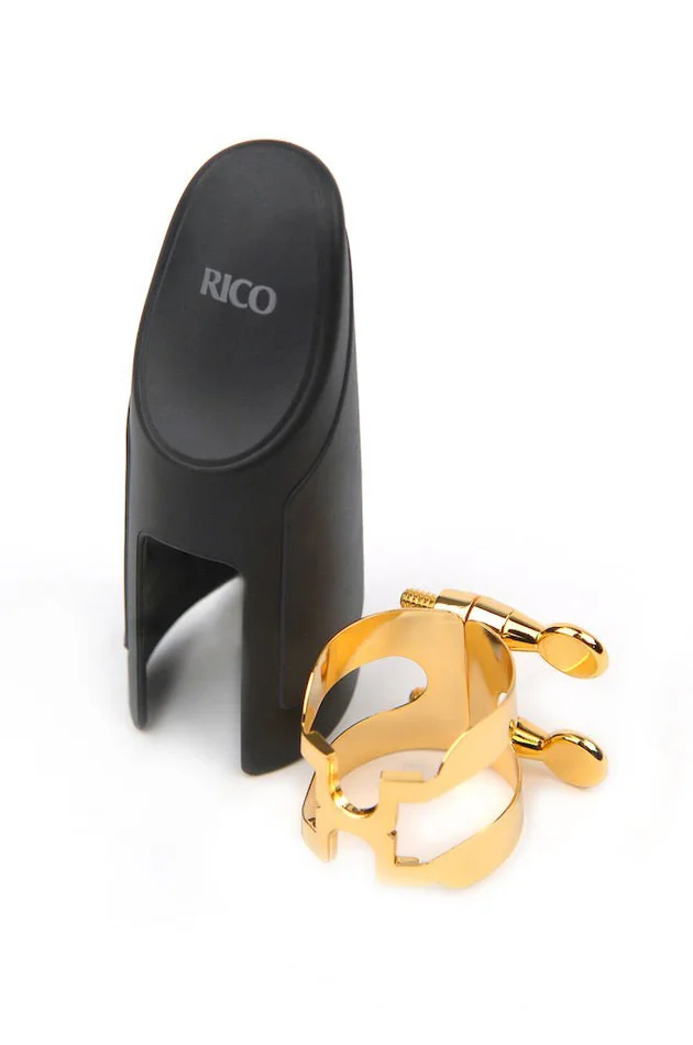 D’ADDARIO – RICO Ligature H Couvre-bec Sax Ténor (becs Bonite) Doréé