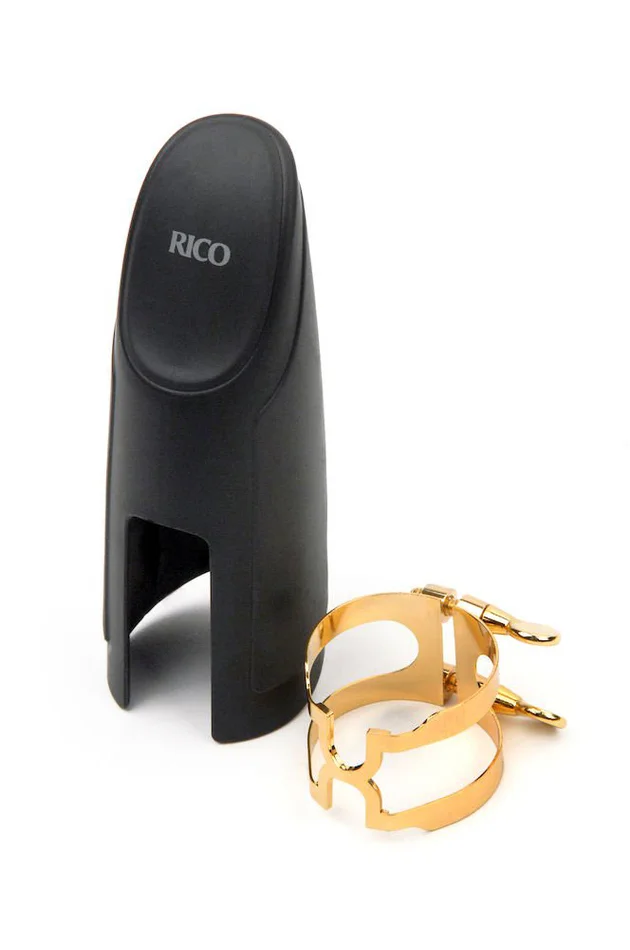 D’ADDARIO – RICO Ligature H et COUVRE-bec Baryton Plaque Or – HBS2G