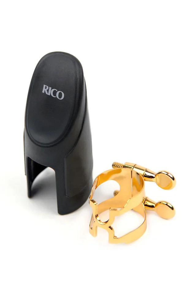 D’ADDARIO – RICO Ligature H et Couvre-bec Clarinette Sib Doré