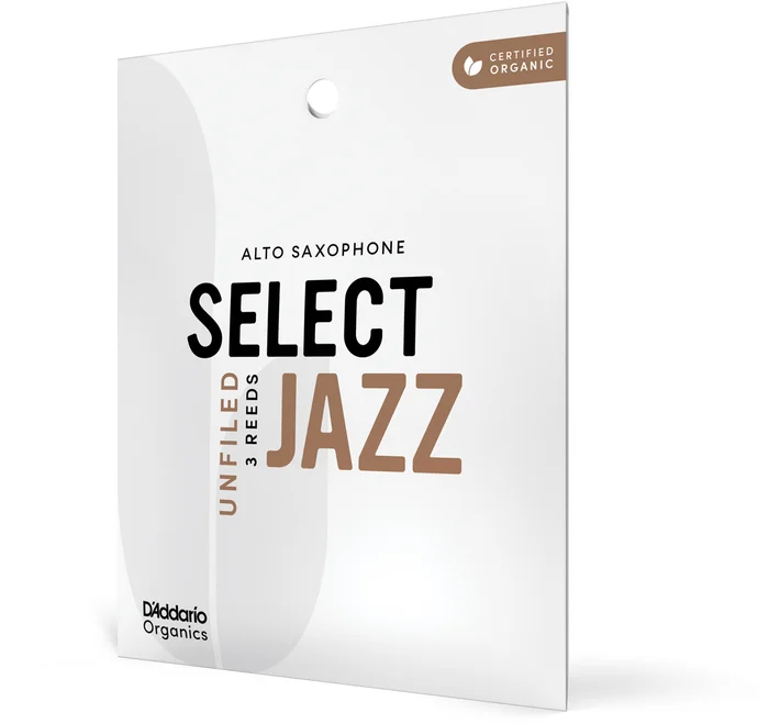 D’ADDARIO – RICO Organic Select Jazz Unfiled 3 Soft Sax Alto (x 3)