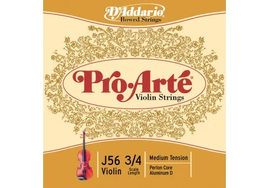 D’ADDARIO AND CO 3/4 Pro Arte Violon Jeu De Cordes Medium/re File