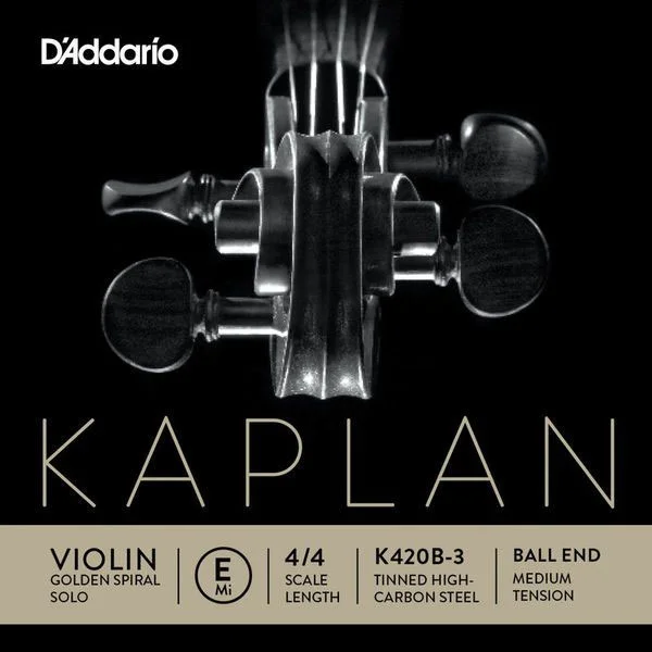 D’ADDARIO AND CO 4/4 Kaplan Corde Mi Medium/acier PLEIN-a Boule