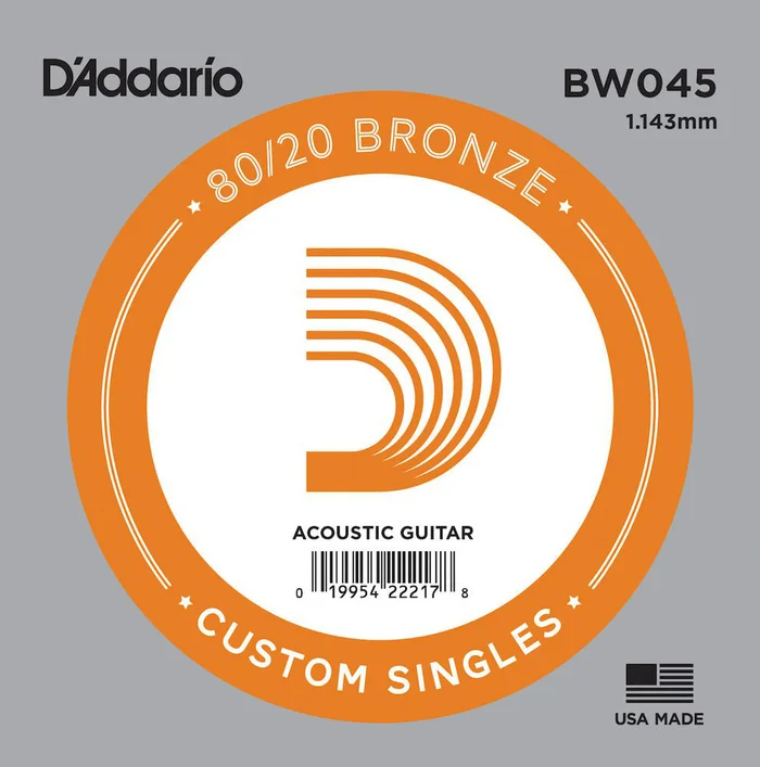 D’ADDARIO AND CO BW045 80/20 Bronze Unité 045