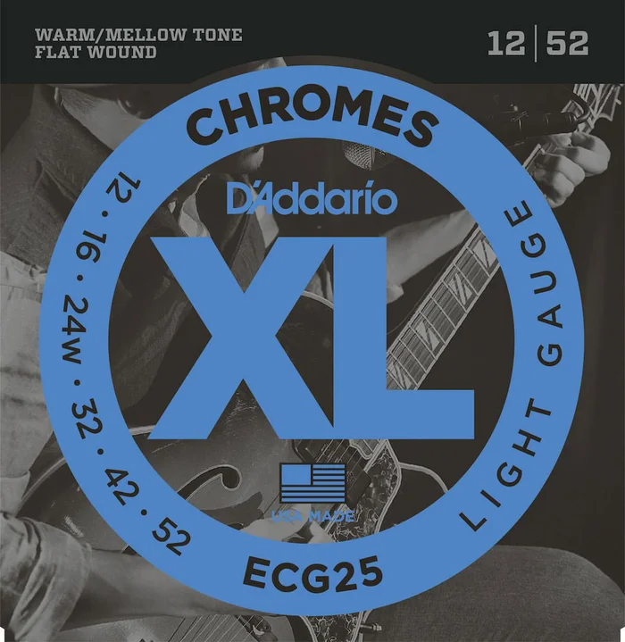 D’ADDARIO AND CO ECG25 Chromes Light 12-52