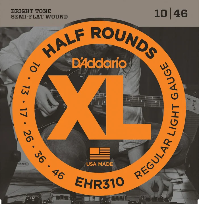 D’ADDARIO AND CO EHR310 Half Rounds Regular Light 10-46