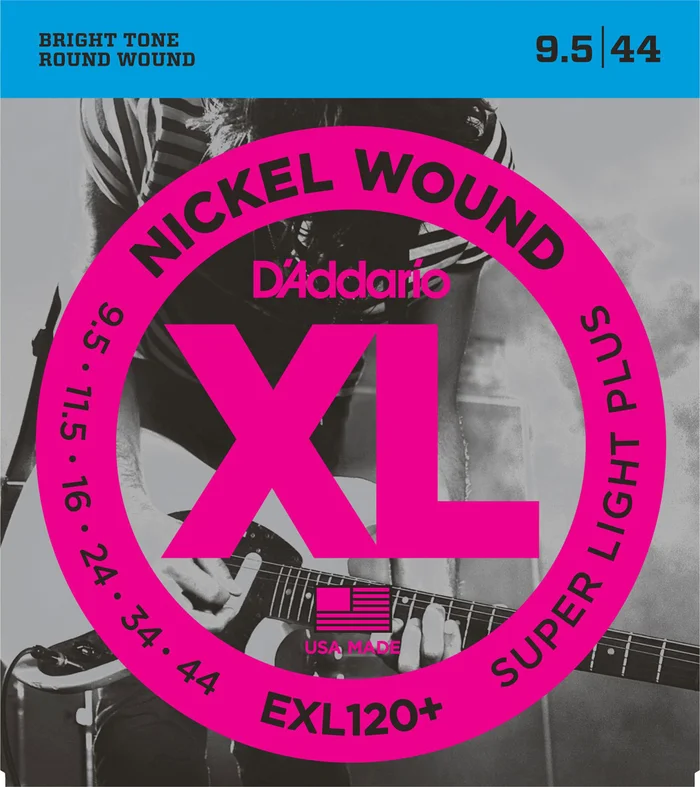 D’ADDARIO AND CO EXL120+ Nickel Wound Super Light Plus 9.5-44