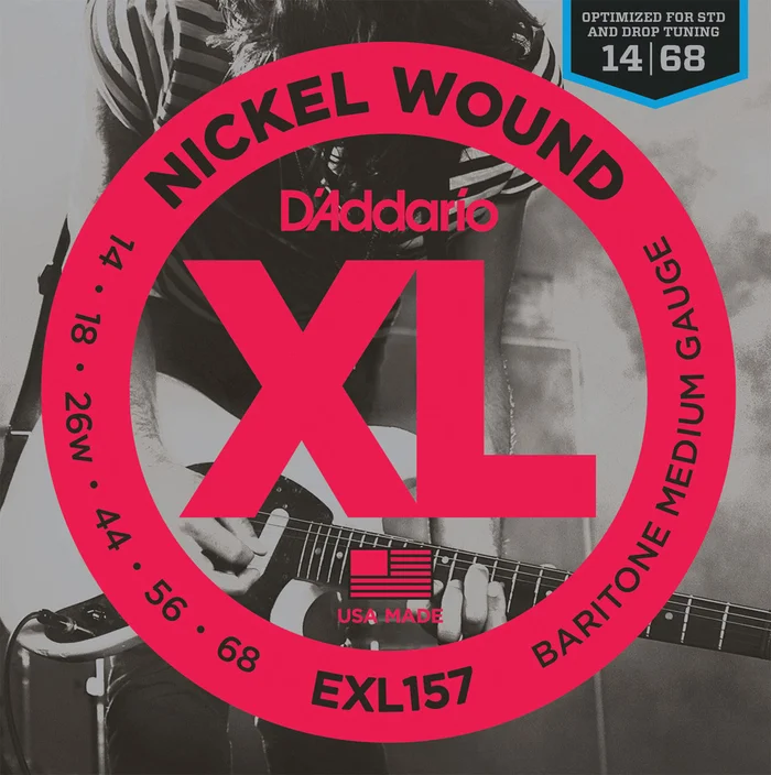 D’ADDARIO AND CO EXL157 Nickel Wound Baritone Medium 14-68