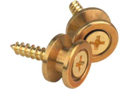 D’ADDARIO AND CO Solid Brass End Pins – Brass (pair)