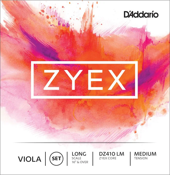 D’ADDARIO AND CO Zyex Violon Alto Jeu De Cordes Long Scale Medium