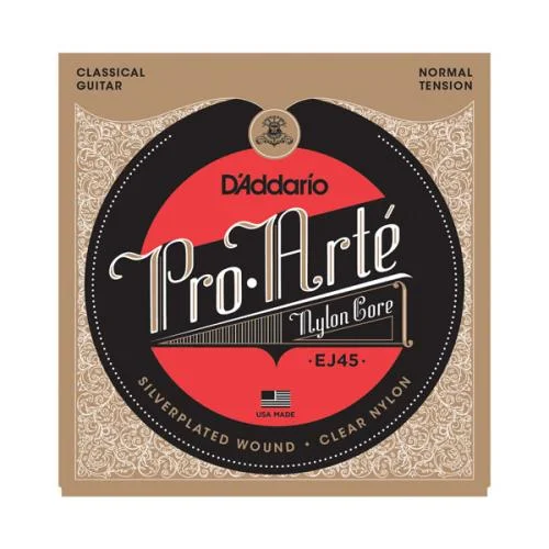 D&rsquo;ADDARIO EJ45 PRO ARTE NORMAL TENSION SILVER/CLEAR