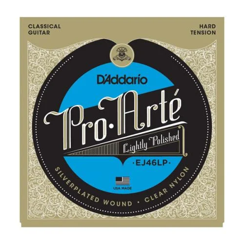 D’ADDARIO EJ46LP PRO ARTE LP COMPOSITES HARD TENSION SILVER/CLEAR
