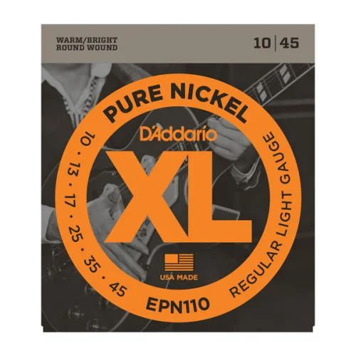 D’ADDARIO EPN110 PURE NICKEL REGULAR LIGHT 10/45