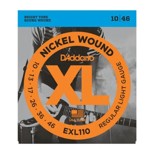 D’ADDARIO EXL110 NICKEL WOUND REGULAR LIGHT 10/46