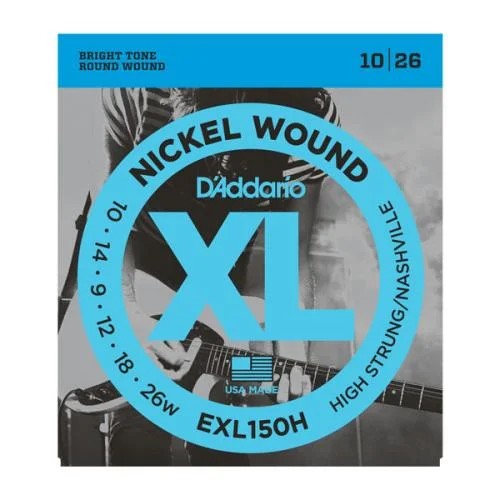 D’ADDARIO EXL150H NICKEL WOUND HIGH-STRUNG/NASHVILLE TUNING 10/26