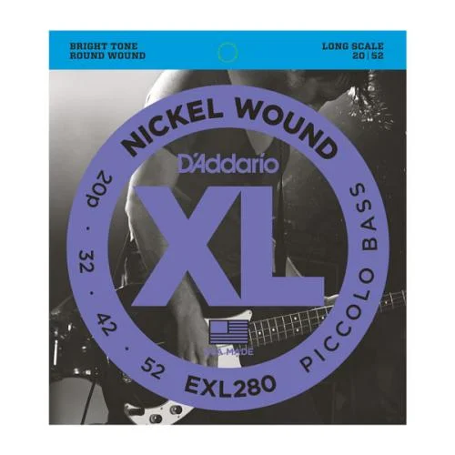 D’ADDARIO EXL280 NICKEL WOUND PICCOLO BASS 20/52 LONG SCALE