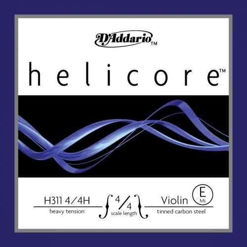 D’ADDARIO H311 4/4H – HELICORE CORDE MI VIOLON 4/4 HEAVY ACIER