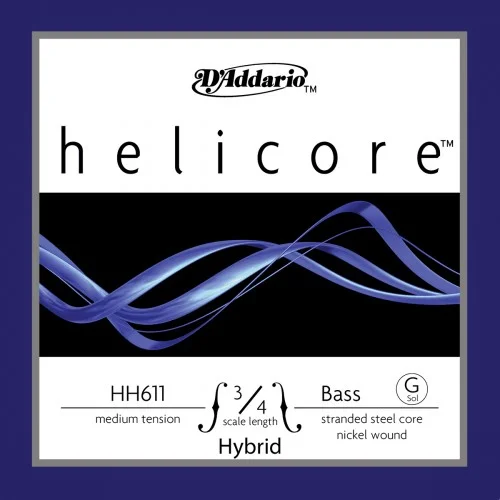 D’ADDARIO HH611 3/4M – HELICORE HYBRID CORDE SOL CONTREBASSE 3/4 MEDIUM