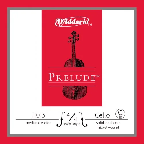 D’ADDARIO J1013 4/4M – PRELUDE CORDE SOL CELLO 4/4 MEDIUM FILÉ NICKEL