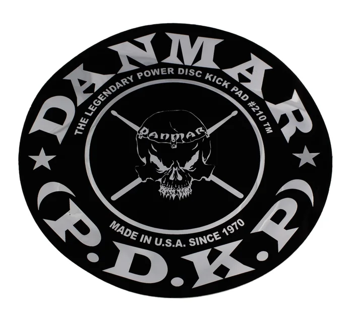DANMAR 210Sk – Pad Autocollant Grosse Caisse – Skull
